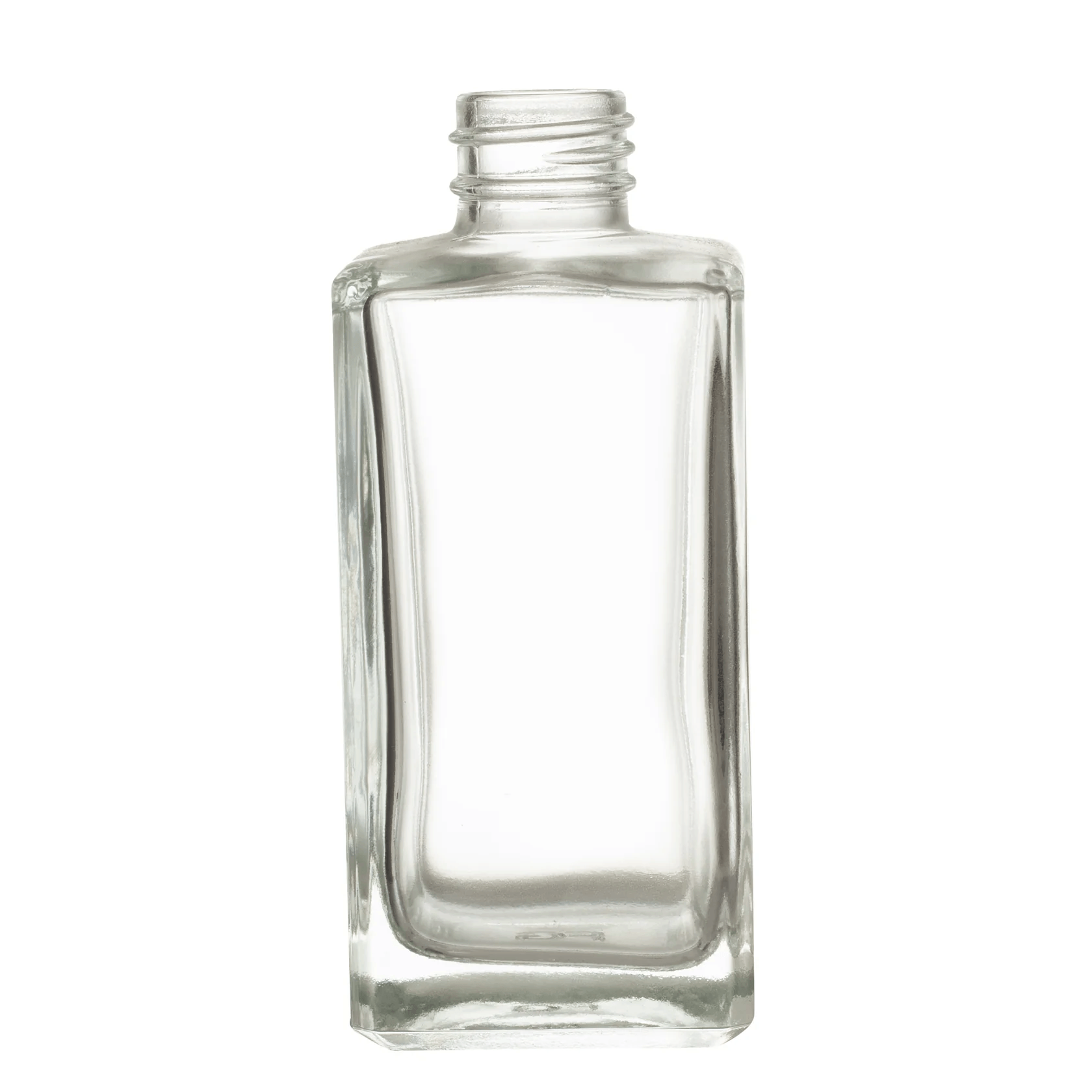 Frasco Vidro Square 80ml Transparente