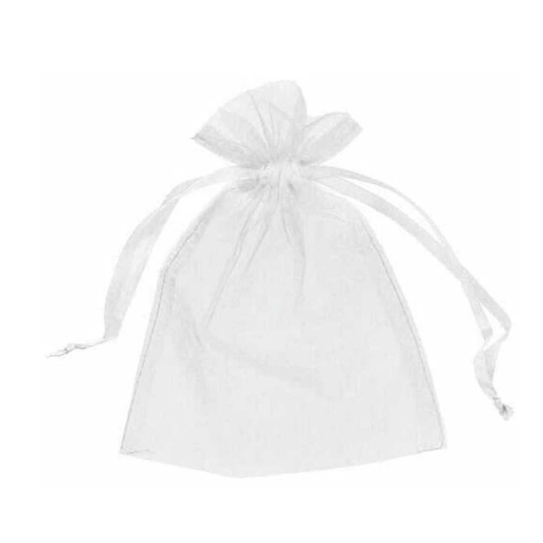 Saco De Organza Liso 16cm x 22cm Pct C/10 Unidades