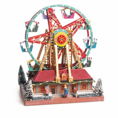 Roda Gigante Decoração Com Movimento E Luz 35x30x25 1351007 Unico