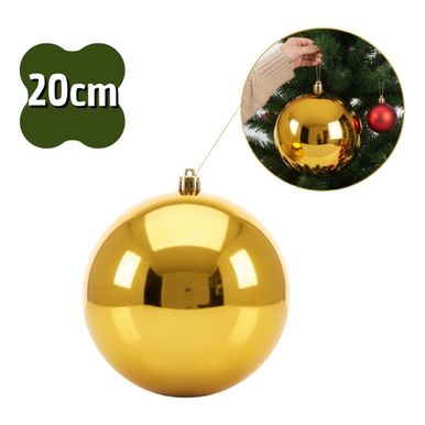 Bola Lisa Brilhante Ouro com 20cm Premium OURO 20CM Bola Lisa Brilhante Ouro com 20cm Premium OURO 20CM